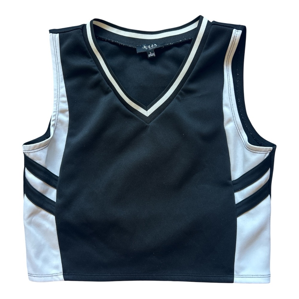 V-Neck Cropped Tank Top